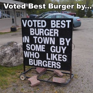Voted Best Burger