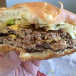 Inside the 1/4 Lb. Double Cheeseburger
